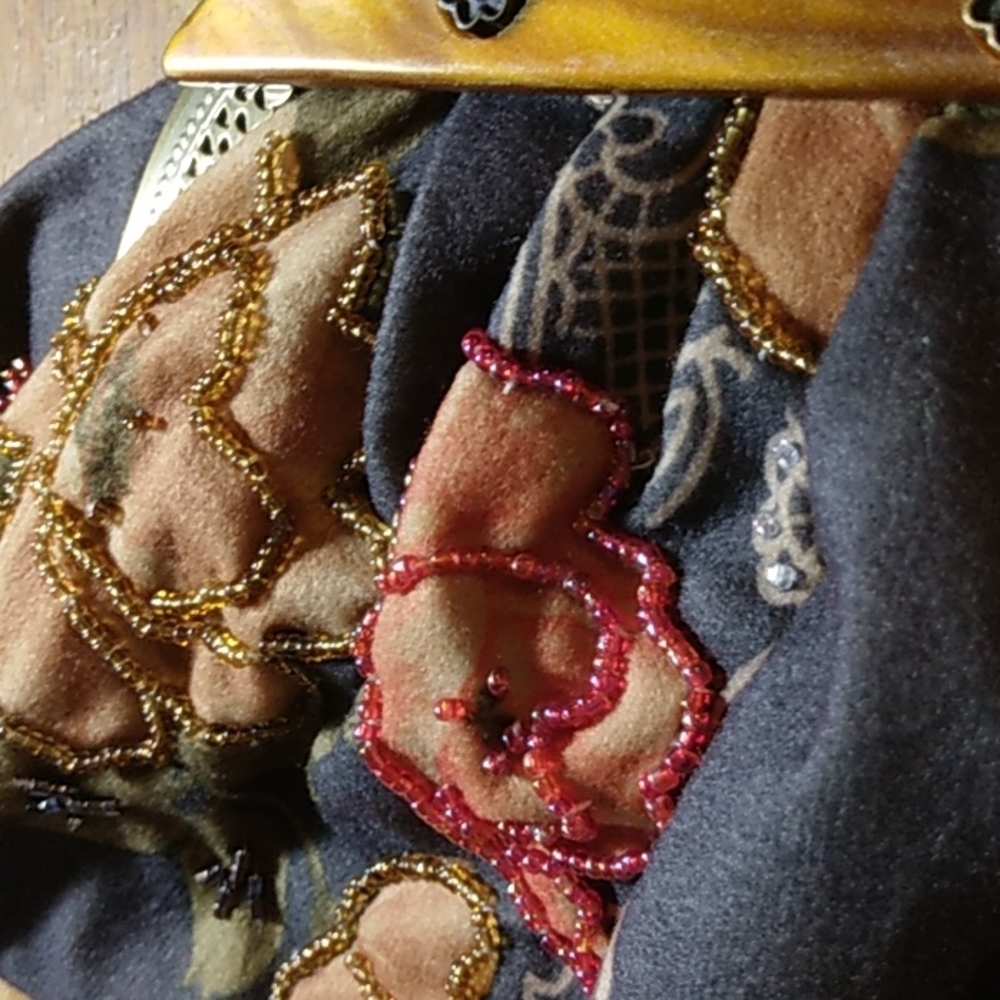 Granny Core VTG Beaded evening bag - Picture 6 of 9